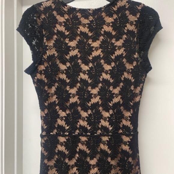 NIGHTCAP Black Lace Keyhole Open Bottom Maxi Dress EUC - Picture 11 of 12